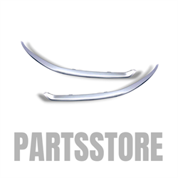 Молдинг хром под фару Kia Cerato 4 BD 21-24 (Аналог) правый 10185