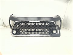 Решетка радиатора под ПТФ Kia Soul 3 sk (аналог) 10051